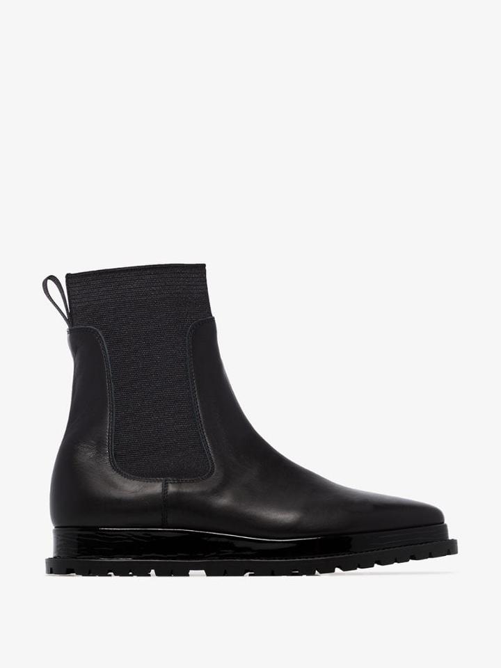 Sacai Panelled Chelsea Boots - Black
