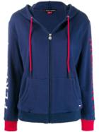 Perfect Moment Zipped Hoodie - Blue