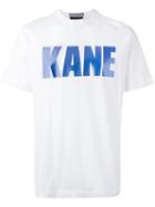 Christopher Kane Reflective Logo T-shirt, Men's, Size: Medium, White, Cotton