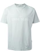 Stone Island Brand Print T-shirt, Men's, Size: Xl, Green, Cotton