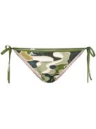 La Perla Make Love Tie-side Bikini Bottom, Women's, Size: 1, Green, Nylon/spandex/elastane