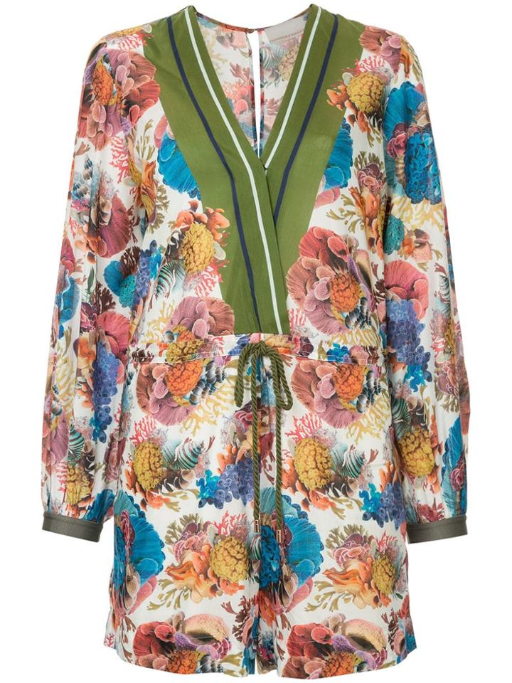 Ginger & Smart Submerge Floral Print Playsuit - Multicolour