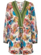 Ginger & Smart Submerge Floral Print Playsuit - Multicolour