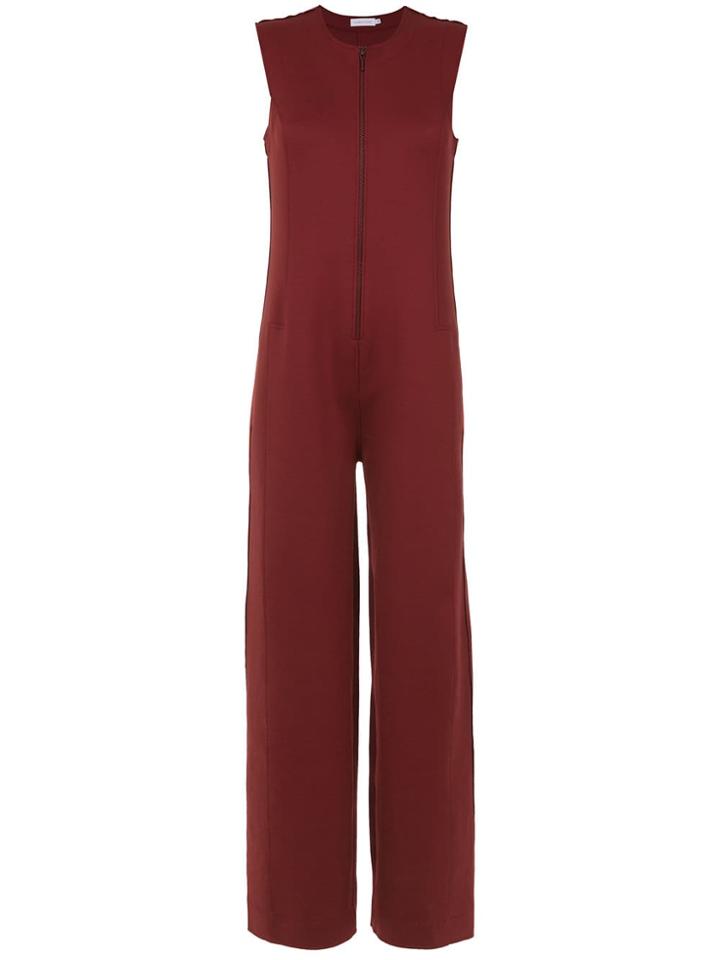 Mara Mac Zipped Jumpsuit - Red