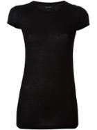 Isabel Marant 'sepia' T-shirt, Women's, Size: 42, Black, Cotton/polyamide
