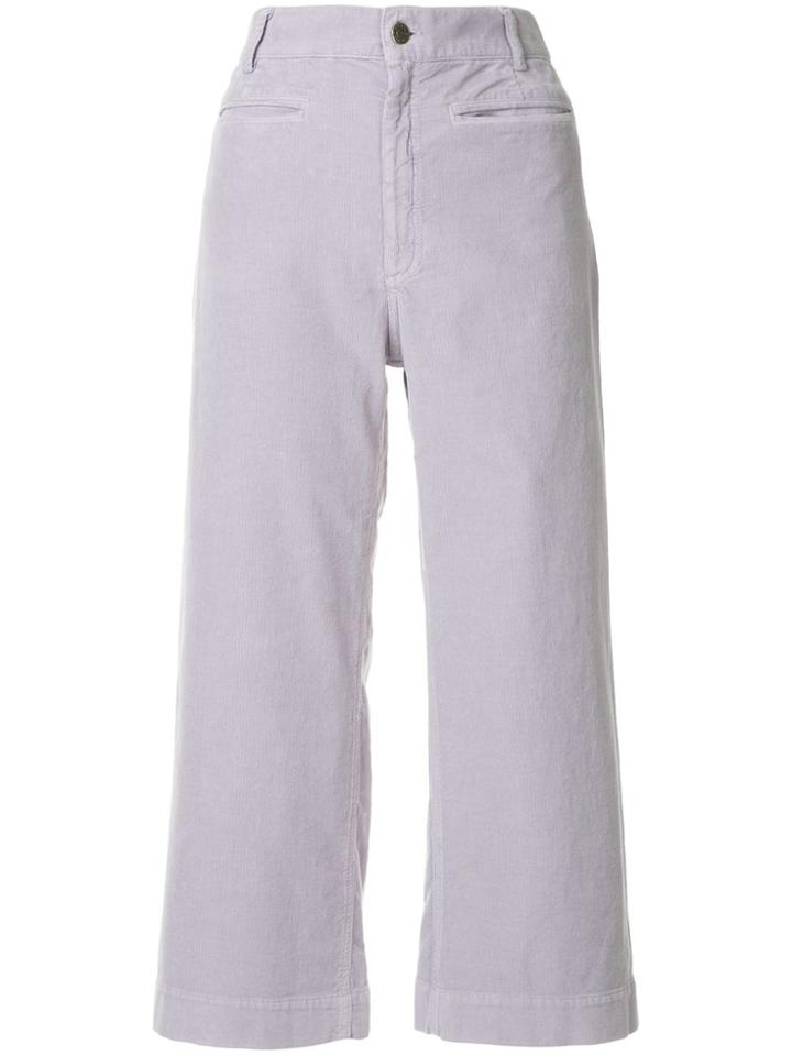 A.l.c. Cropped Trousers - Pink & Purple