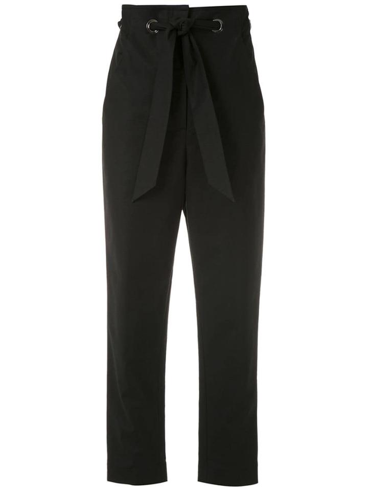 Andrea Marques Eyelets Clochard Trousers - Black