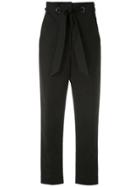 Andrea Marques Eyelets Clochard Trousers - Black