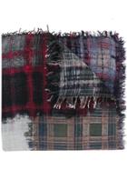 Faliero Sarti Tartan-mix Scarf - Grey