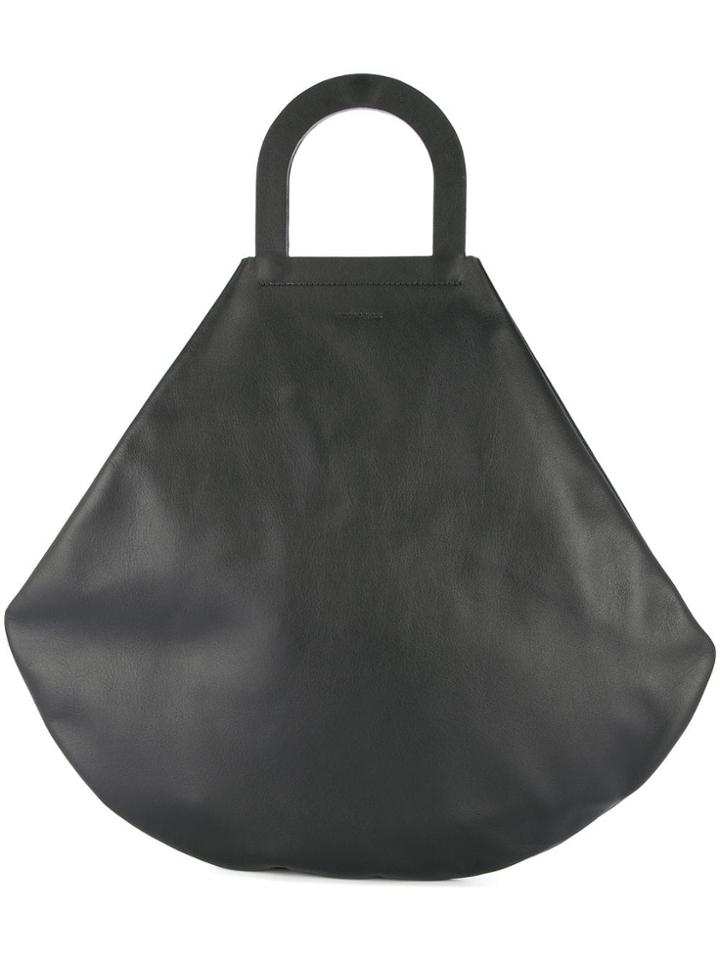 Building Block Stencil Tote Bag - Black