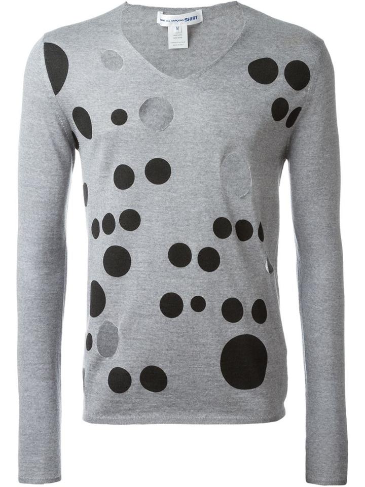 Comme Des Garçons Shirt Dotted Sweater