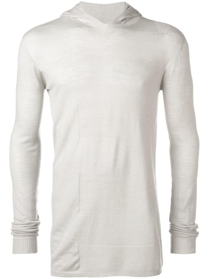 Rick Owens Textured Hoodie - Grey