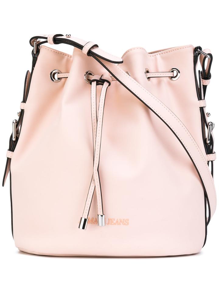 Armani Jeans Bucket Shoulder Bag - Pink & Purple