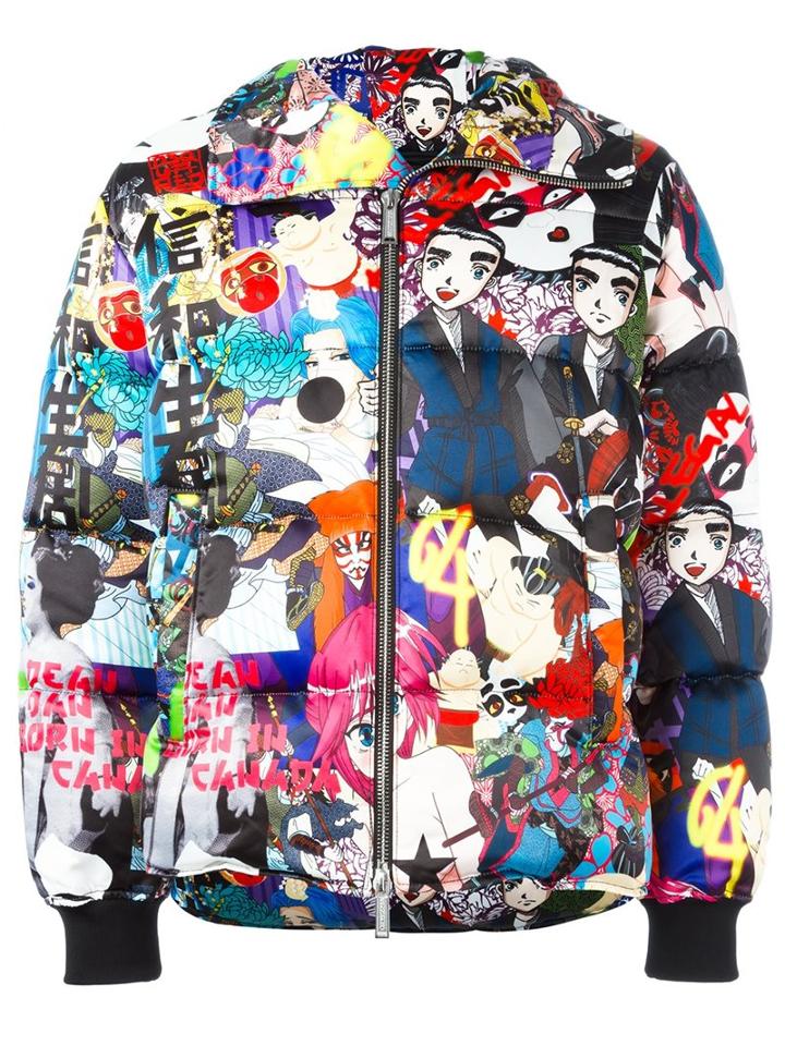 Dsquared2 'manga Punk Gang' Down Jacket