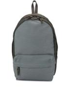 Cabas Textured Backpack - Blue