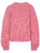 Ganni Julliard Mohair Jumper - Pink & Purple