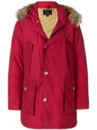 Woolrich Padded Parka Coat - Red