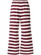 Aspesi Striped Wide-leg Trousers - Red