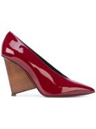 Alain Tondowski Wedge Pumps - Red