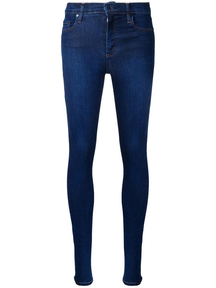 Nobody Denim Cult Super Skinny Jeans, Women's, Size: 25, Blue, Cotton/elastodiene/polyester