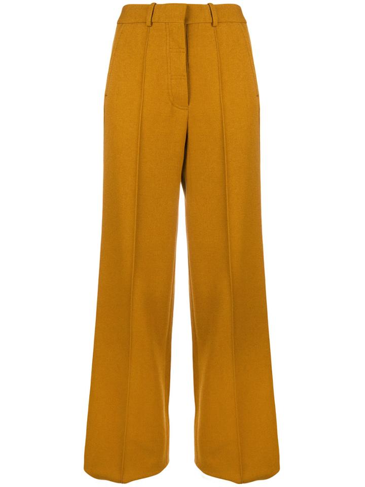 Victoria Beckham Wide Leg Trousers - Brown