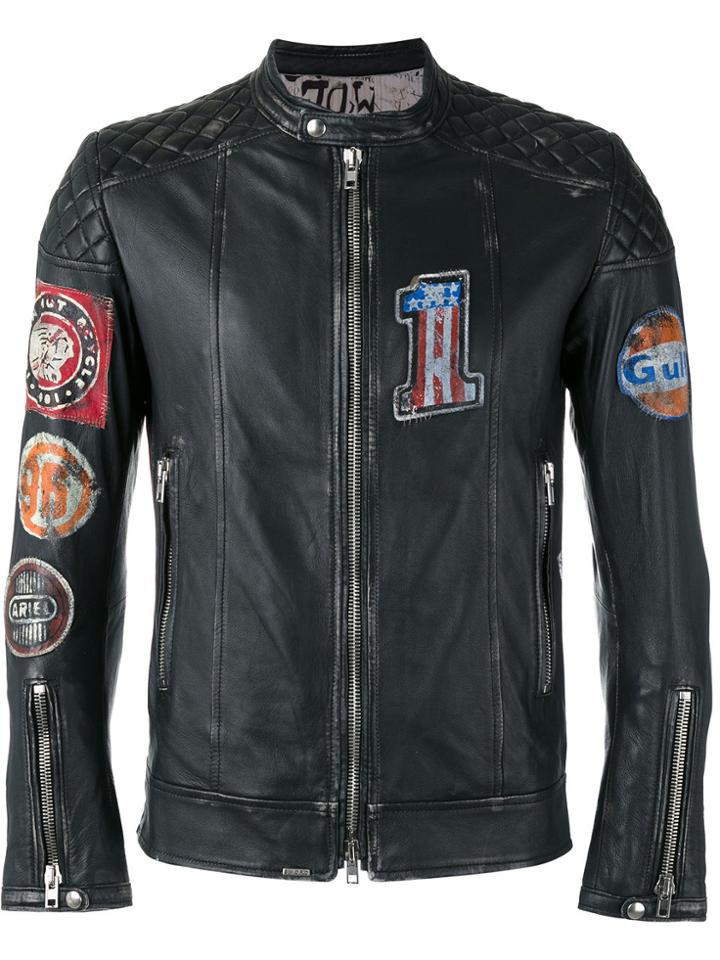 S.w.o.r.d 6.6.44 Distressed Logo Jacket - Black