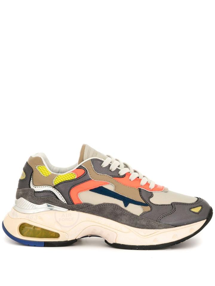 Premiata Chunky Sole Sneakers - Multicolour