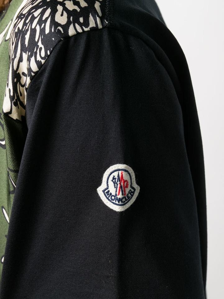 Moncler Floral Print T-shirt - Green