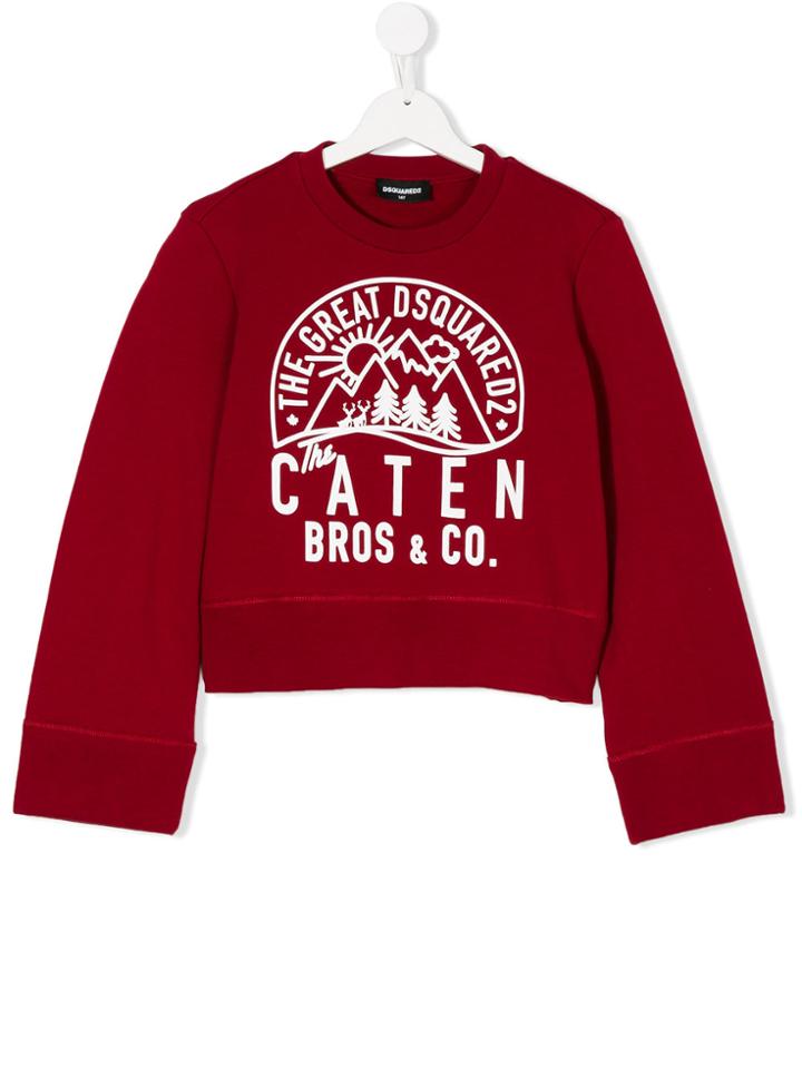Dsquared2 Kids Moutain Print Sweatshirt