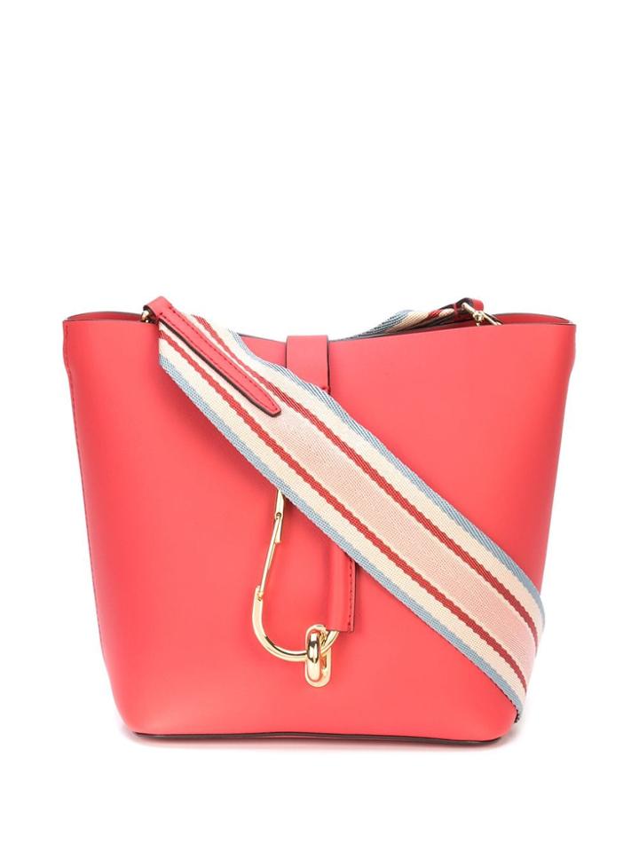 Zac Zac Posen Belay Hobo W/ Striped Web Strap Bag - Red