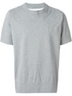 Sacai Boxy Fit T-shirt, Men's, Size: 1, Grey, Cotton