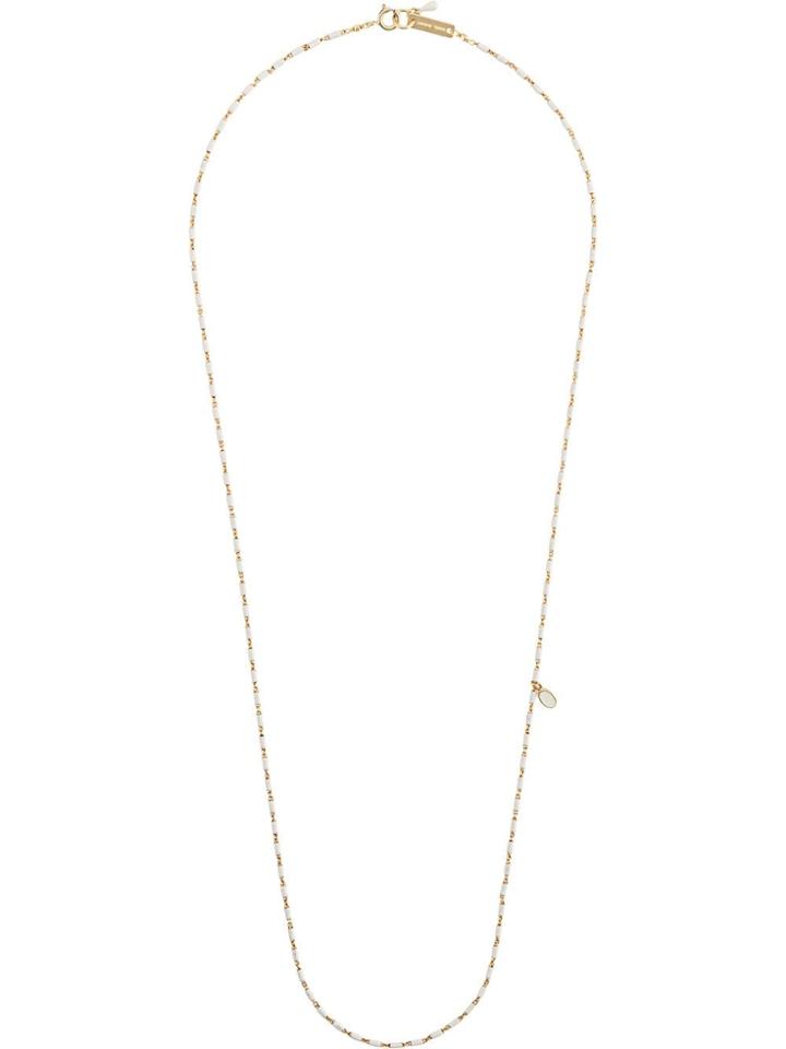 Isabel Marant Delicate Embellished Necklace - White
