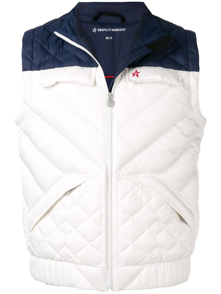 Perfect Moment Apres Padded Gilet - White