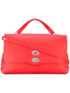 Zanellato - Studded Satchel - Women - Calf Leather - One Size, Red, Calf Leather