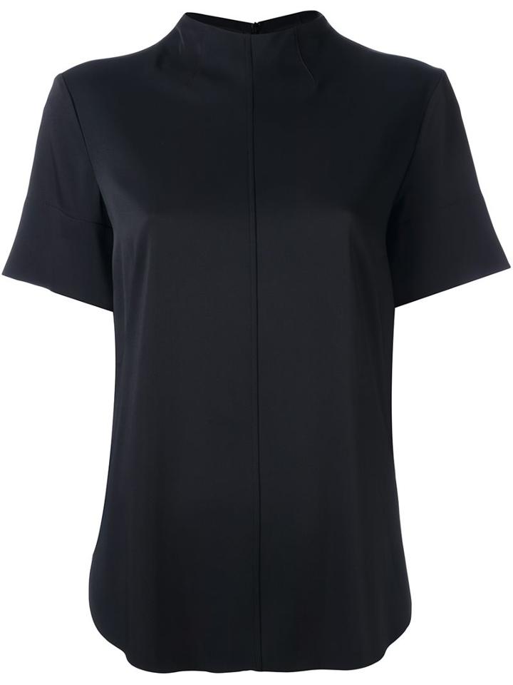Cédric Charlier Stitch Detail Shortsleeved Blouse