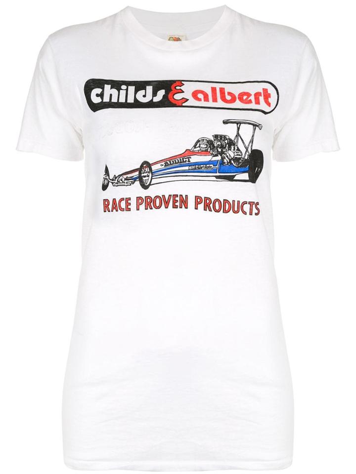 Fake Alpha Vintage Dead Stock Print T-shirt - White