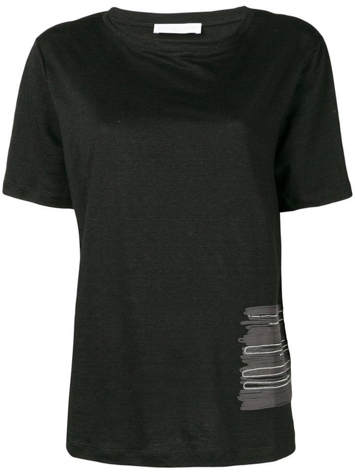 Fabiana Filippi Structured T-shirt - Black