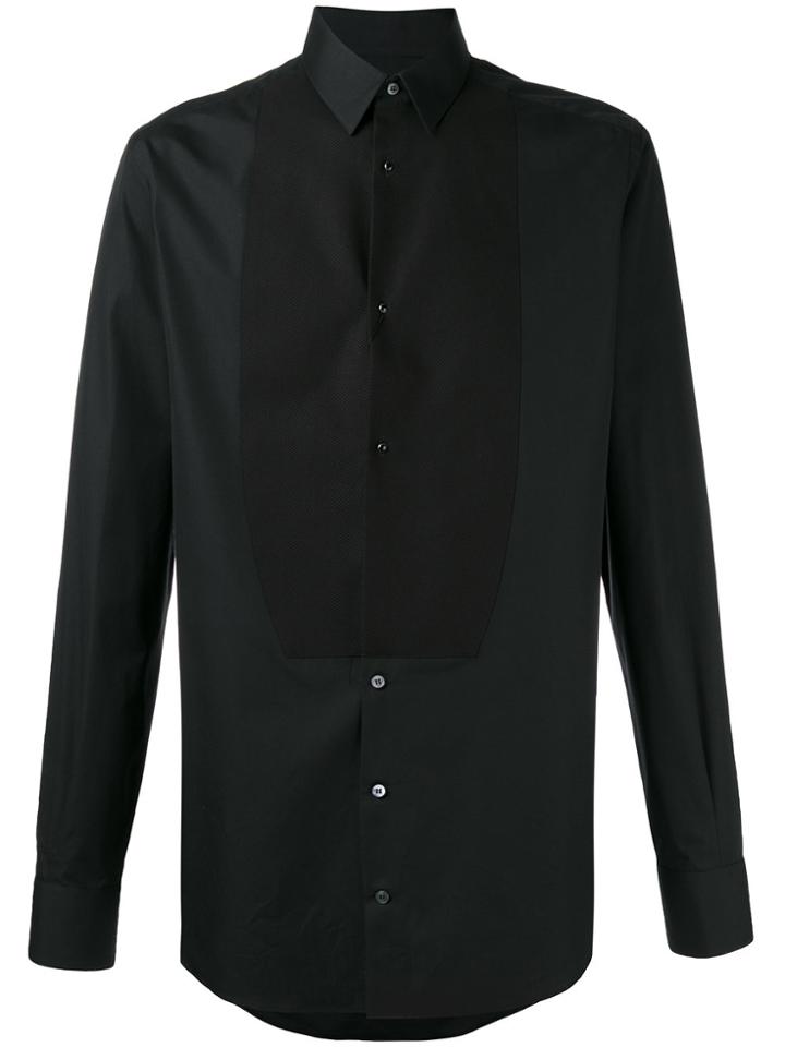 Dolce & Gabbana Patched Trim Shirt - Black