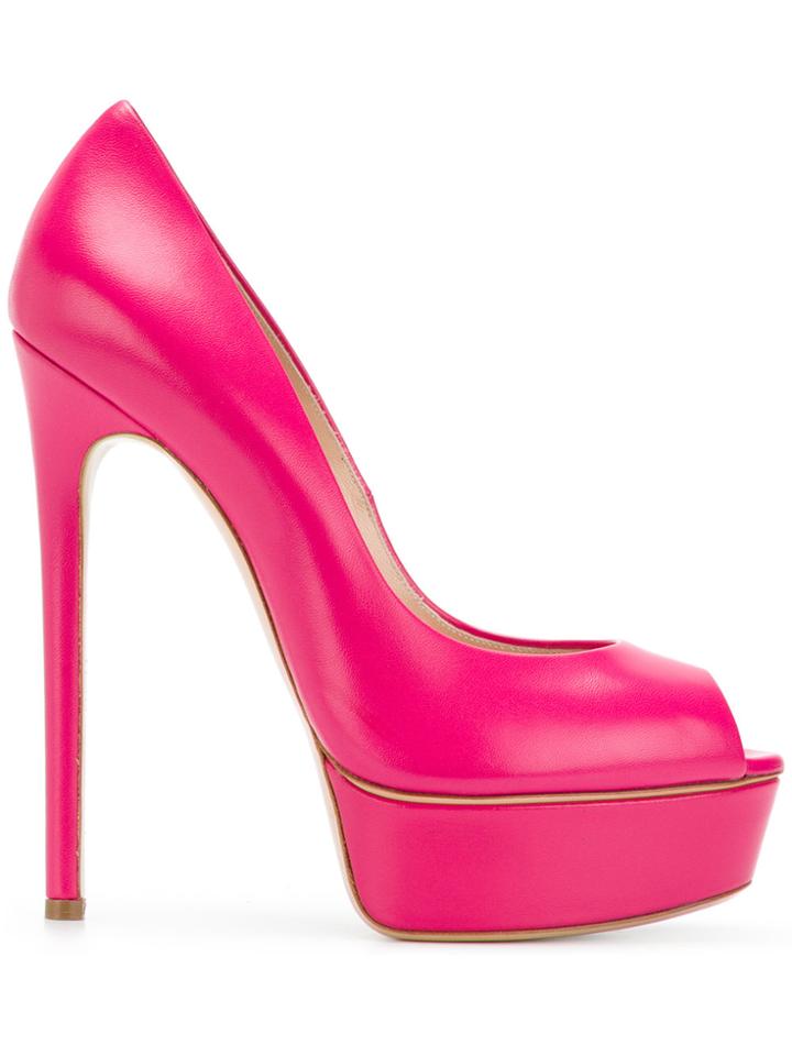 Casadei High Heel Pumps - Pink & Purple
