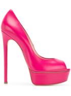 Casadei High Heel Pumps - Pink & Purple