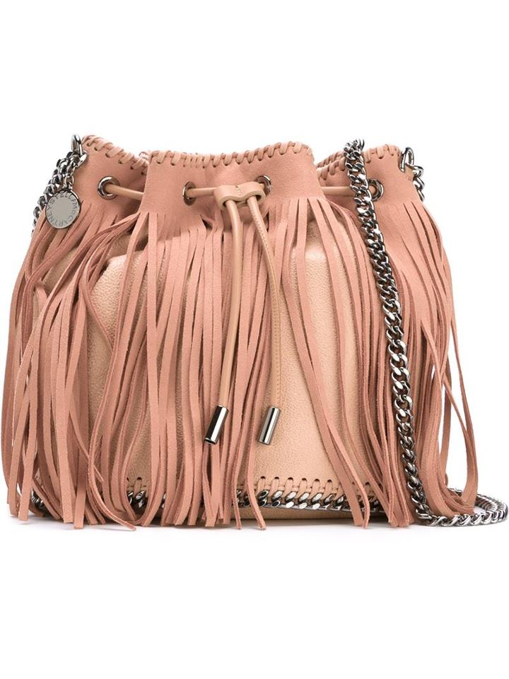 Stella Mccartney 'falabella' Fringed Bucket Bag
