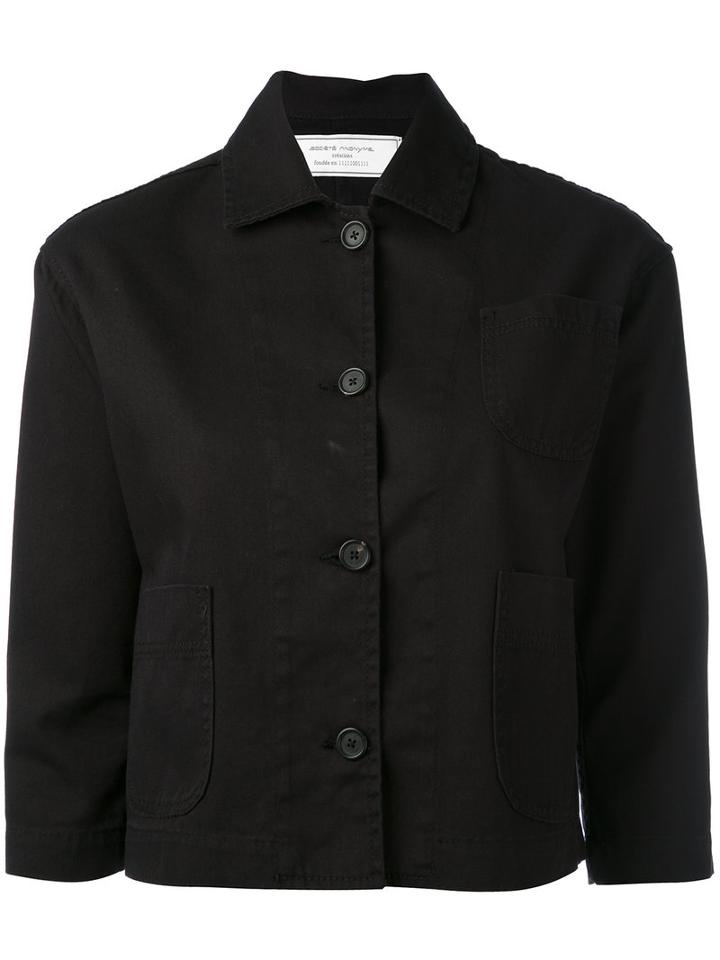 Société Anonyme - Light 'mini Work' Jacket - Women - Cotton - S, Black, Cotton