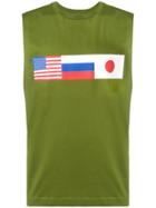 Gosha Rubchinskiy Sleeveless Flag Tee - Green
