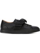 Marc Jacobs Bow Detail Sneakers, Men's, Size: 41, Black, Leather/rubber/viscose