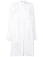 Loewe Anglaise Broderie Shirt Dress - White