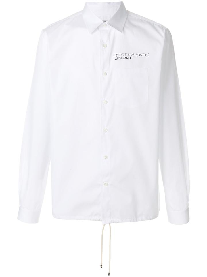 Valentino Drawstring Shirt - White