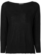 Prada Boat Neck Sweater - Black