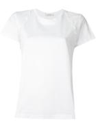 Dorothee Schumacher Shoulders Detail T-shirt, Women's, Size: 4, White, Silk/cotton