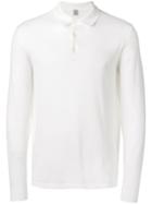 Eleventy Long-sleeved Polo Shirt - White