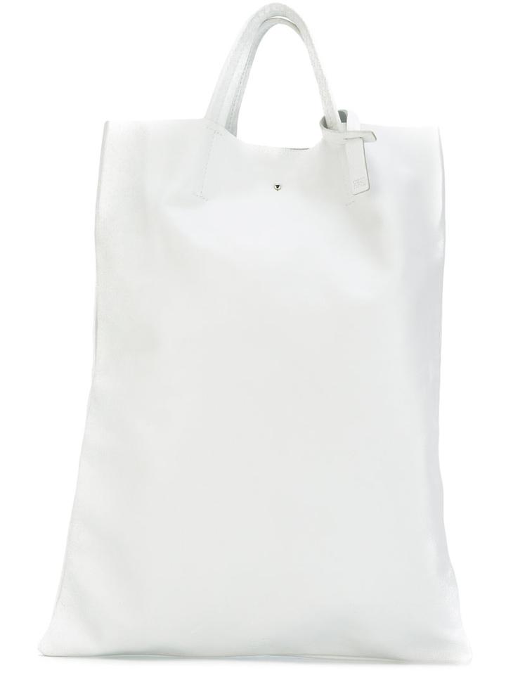 Casa Nata - Fold Tote - Women - Nappa Leather - One Size, Women's, White, Nappa Leather